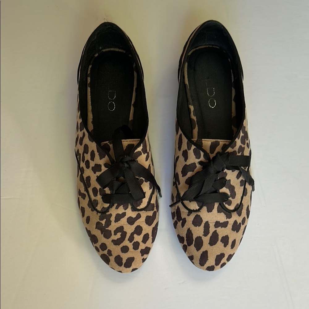 Aldo Leopard Loafers